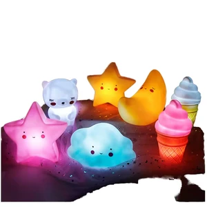 LED Novelty Lovely Cute Toy Animal Night Light for Baby Children's Day Gift Christmas Holiday Party Event Birthday Decor
