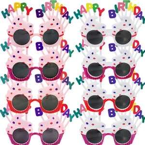 Wholesale Funny Glass Photo Props for Children's Birthday Party Happy Birthday Party Decoration
