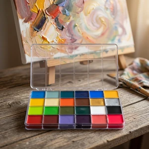 IN Stock Kid-Friendly Children's 24 Colors Face Body Oil Paint Set Safety Certified Customizable Colors Fast Shipping