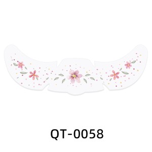 Custom Non-Toxic Green Red Leaves Star Face Freckle Stickers Temporary Tattoo Dots Patches for Festival Makeup Party Diy Film
