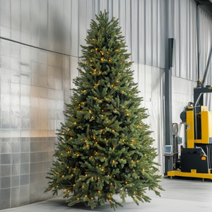 Luxury Wholesale High Quality Factory 210cm Modern Artificial Christmas Tree PE With CE ROHS Standard with LED Lights