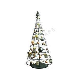Christmas Tree Shape Metal Display Stand for Decorate Gift Hanging