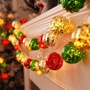 New Christmas LED Light String 1.5M LED Christmas Tree Lamp Snowman LED Lights Home Party Decor Gift