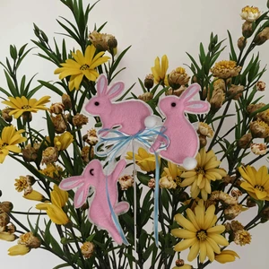 New Easter pink Decoration Rabbit Flower Arrangement Home Decoration Festival Decoration