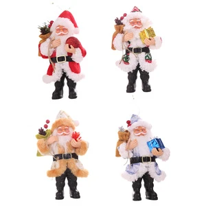 Factory Hot Sale Christmas Tree Ornaments New Year Holiday Santa Claus Decorative Hanging Gift