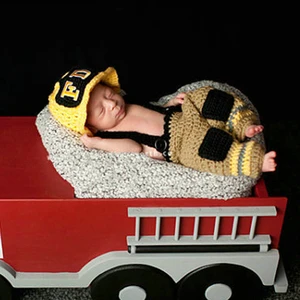 Newborn photography props - Formal attire of cartoon-style sailors, firefighters and nurses, photography props