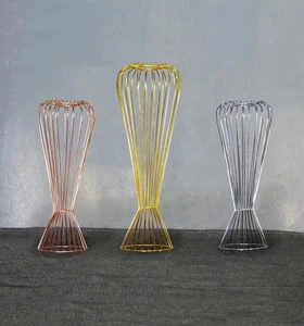 Wholesale Metal Simple Flower Stand and Centerpiece Cp042 Event Wedding Table Centerpiece