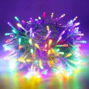 Christmas IP43 Waterproof Dimmable LED String Lights USB Powered 8-Mode Multicolored PVC Copper Lamp Body Landscape Use CE