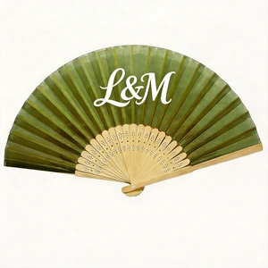 Factory Wholesale Custom Print Silk Personalized Wedding Folding Bamboo Custom Hand Held Fan Hand Fan
