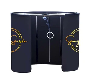 All In One Inflatable Selfie Props Kit With Giratorio Picture Rotating Foto Cabina Overhead 360 Photo Booth