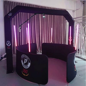 2026 Sky 360 New Technology Self-Service Print Metal Photo Booth Props Free Accessories Compatible Smartphones iPad Camera SLR