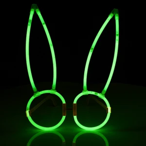 Easter Day Glow Stick Glasses Colorful Plastic Luminous Eyeglasses Party Favors