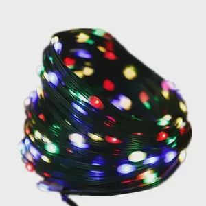 Aoying DC5V 12V LED Pebble Seed Pixel String Light 1000ct Clear Wire WS2811 RGB Addressable Pebble Light Christmas Decor Light