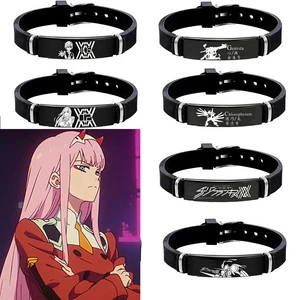 Anime Game DARLING in the FRANXX Bracelets Zero Two Bangles Halloween Fashion Man Woman Cosplay Accessory Gifts