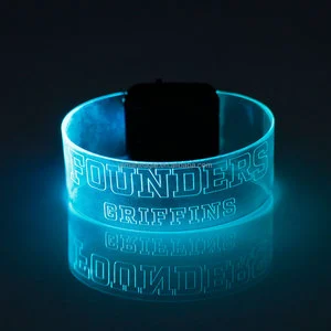 Ismart Music & Sound Activated Glow Bracelets RGB Multi Color Rave Party Pulsera LED Wristband