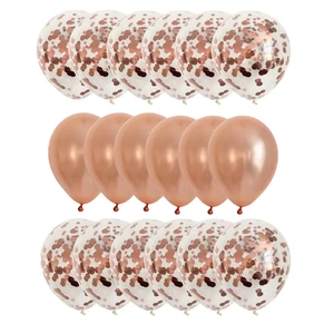 30pcs Sequins Rose Gold Latex Balloon Halloween Party and Graduation Supplies Get Well Balloons Decorations Arrangement