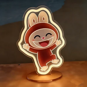 Wholesale Eco-Friendly Customized Acrylic Table Cards for Night Decoration Company Name Logo and Table Menu