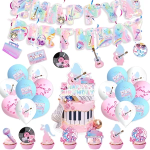 Taylor Party Tableware Customized Service Children's Birthday Party Paper Cups Plates Table Decoration Set for Valentine's Day