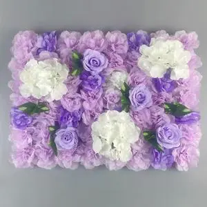 Bulk Customization Waterproof Artificial Silk Flower Wall Garden Wedding