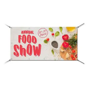 Waterproof Mesh Banner for Weddings & Parties UV Protected Digital Printing on Vinyl for Tradeshows & Giveaways