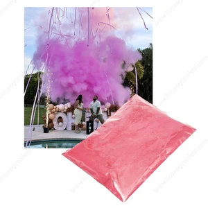100g Holi Powder For Wedding Party Baby Shower Smoke Dyeing Run Blaster Blue Red Pink Gulal Gender Reveal Party Decorations