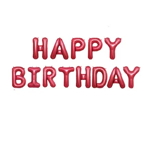 Custom Foil Balloon Banner 16 Inch for Party Decoration Birthday Celebration Hanging
