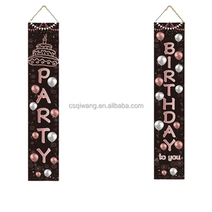 Custom Designed Birthday and Holiday Party Banners Indoor and Outdoor Background Hangings