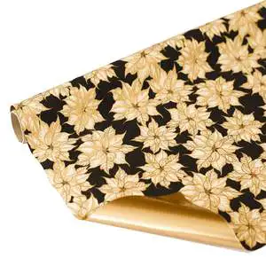 Christmas wrapping ribbon, flowers and 100 cm x 25 m