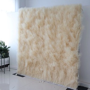 Wedding Stage Backdrop Decorative Flower Wall OEM Luxurious Beautiful Artificial Flower Wedding Decoration Wall