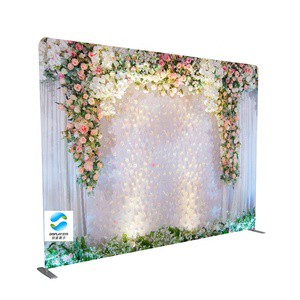 Custom Portable Wedding Stage Decoration Advertising Backdrops for Events
