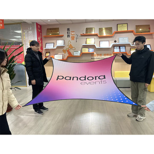 Gasser Business Advertising Hanging Fabric Banners with Digital Printing for Class I Multiple Events