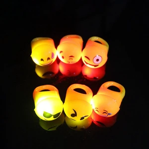 Party Favor for Kids - Flashing LED Light up Toys - Goodie Bag Fillers - Bumpy Rings 18-Pack - Birthday Pinata Filler