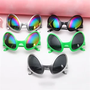 Hot Selling Cheap Alien Glasses Unique Alien Glasses for Festivals Cosplay Halloween and Everyday Wear Party Favors