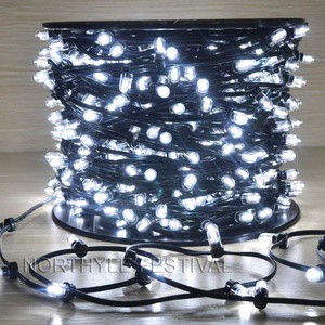 100m 12V IP65 Replaceable LED Bulb String Lights for Christmas & Landscape Outdoor Waterproof Garden Decoration