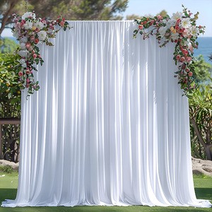 Wedding Props Elastic Curtain Stage Ceiling Decoration Wedding Backdrop Drapes