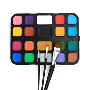 Wholesale Children's Water-based Palette Children`s Face Body Painting Kit Easy Clean Non-toxic for Party Body Painting Supplies