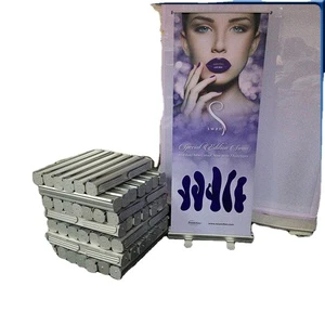 Roll up Banner Stand Roll up Banner Cassette Roll up Banner Size 85x200 for Wedding Backdrop