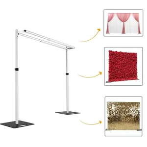 High Quality Metal Wedding Backdrop Stand Portable and Adjustable Artificial Flower Wall Wedding Decoration