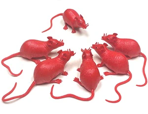 TPR Stretchy Sticky Rat Novelty & Gag Toys for Kids Goodie Bags Filler for Parties & Events