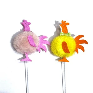 2025 New Easter Cute Chicken Plugin Decoration Plush Chicken Children's Toy Scene Decoration Supplies Z267