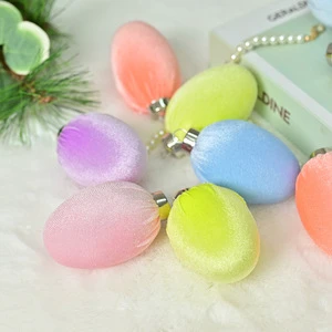 High End Easter Eggs Colorful Flocked Easter Eggs Hot Sale Easter Bunny Eggs Festival Decor Hanging Ornaments Venue Arrangement