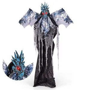 6 Halloween Decorations with Poseable Wings and Arms