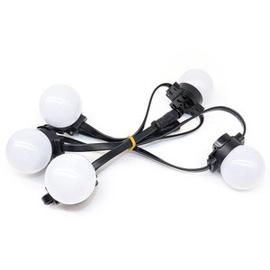 G50 Big Bulb LED Fairy Lights Milky White PVC Shade IP44 Dimmable Backyard Decoration Garden Holiday