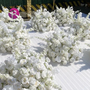 Wholesale Wedding Bouquet Table Decoration Arrangement Artificial Flowers Ball for Wedding Aisle Centerpieces Decoration Flower