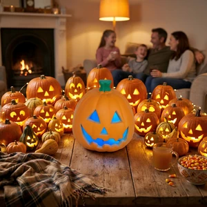 Thanksgiving Decorations Halloween Pumpkin Lights Jack O Lanterns Home Office Party Decorations Halloween Pumpkin Lanterns