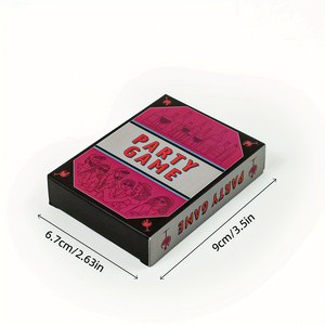 Paper Color Box Party Game Cards for Adult Multiplayer Group Building and Party Entertainment