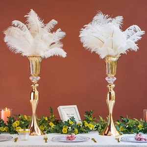 Wholesale Hot Sale Romantic Golden Flower Stand Wedding Party Decorations Table Decorations
