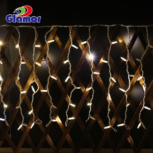 2020/2021 Glamor Christmas Led Icicle Light Led Icicle Fall String Light Outdoor Led Fringe Light