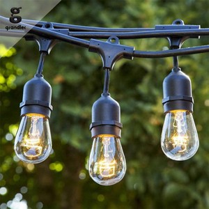 Waterproof Connectable Festoon Led Fairy String Lights for Christmas Party Wedding Garden