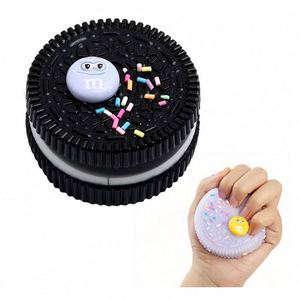 36pcs Family Pack Oreoo Silicone/PVC/Pu Squishy Squeeze Toys Pinch Game Set for 5-7 Years Old Group Party Activities Sticky